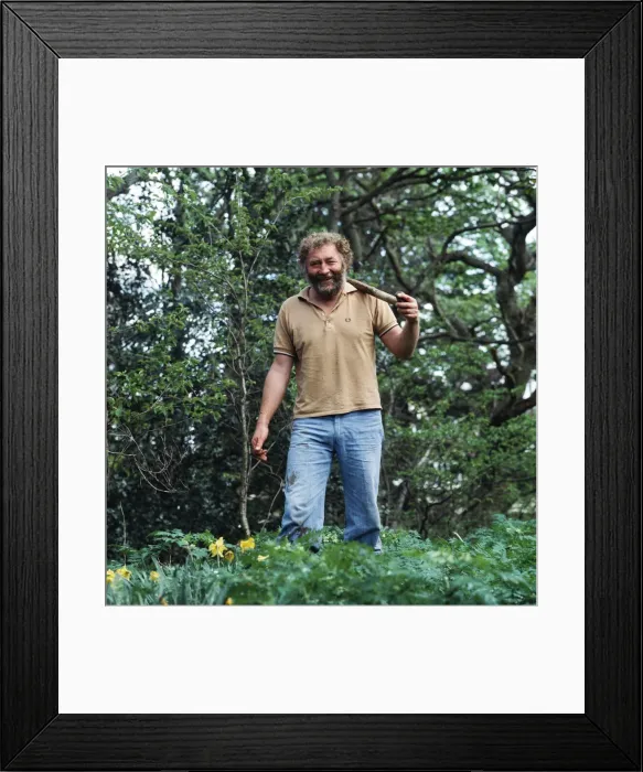Framed Print : Environmental campaigner David Bellamy. 20th January 1983 Framed Print : Environmental campaigner David Bellamy. 20th January 1983