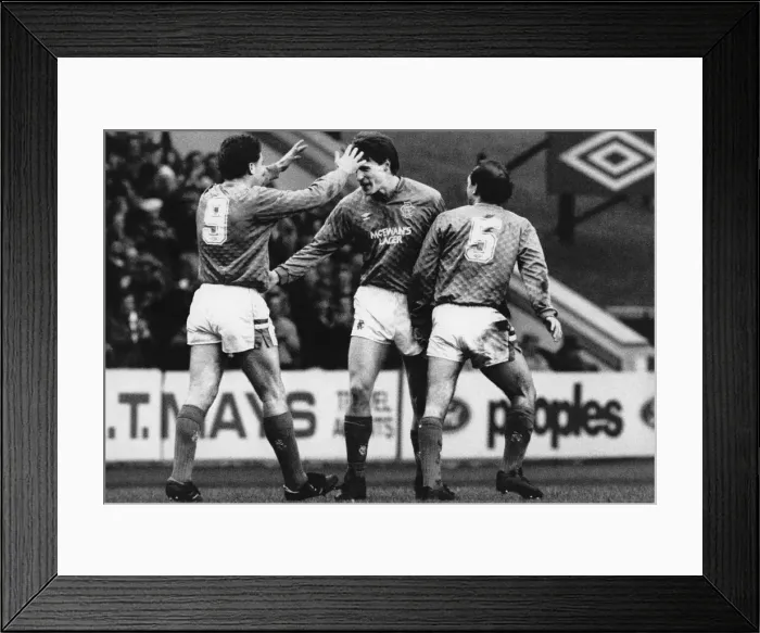 Framed Print : Glasgow Rangers 3 v Falkirk 1. Scottish Premier Division match at Ibrox Framed Print : Glasgow Rangers 3 v Falkirk 1. Scottish Premier Division match at Ibrox