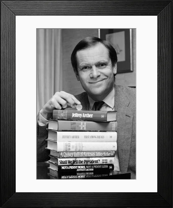 Framed Print : Jeffrey Archer in his sumptuous penthouse flat overlooking the Thames on the Albert Framed Print : Jeffrey Archer in his sumptuous penthouse flat overlooking the Thames on the Albert