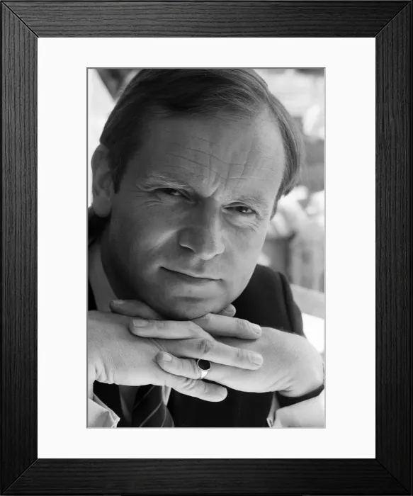 Framed Print : Jeffrey Archer pictured in London. 25th July 1985 Framed Print : Jeffrey Archer pictured in London. 25th July 1985