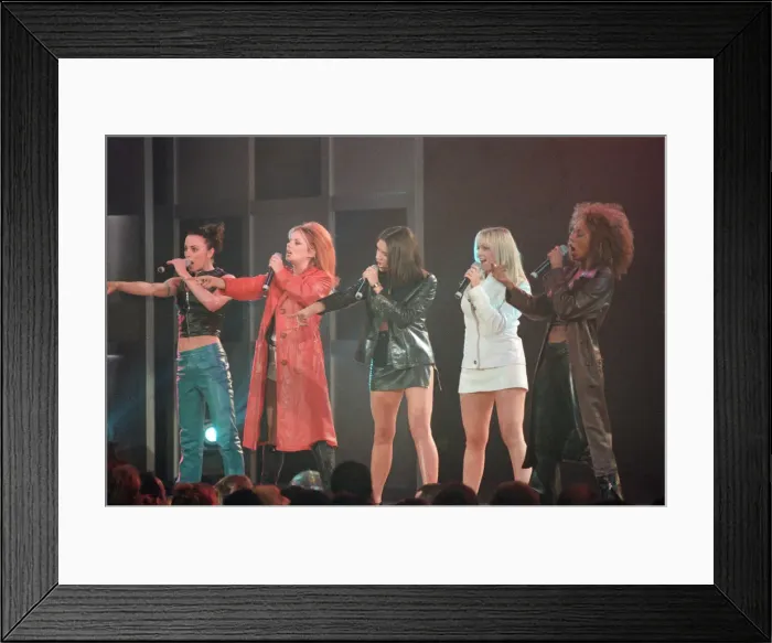 Framed Print : Spice Girls at Alexandra Palace in London to help launch new McLaren MP4 12 Formula One Framed Print : Spice Girls at Alexandra Palace in London to help launch new McLaren MP4 12 Formula One