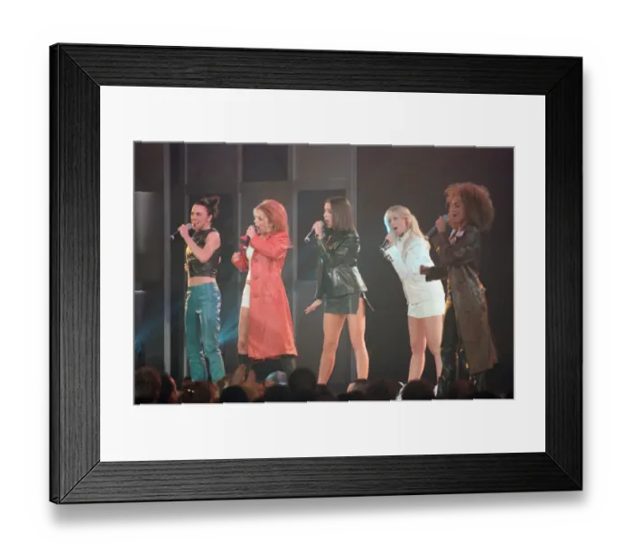 Framed Print : Spice Girls at Alexandra Palace in London to help launch new McLaren MP4 12 Formula One Framed Print : Spice Girls at Alexandra Palace in London to help launch new McLaren MP4 12 Formula One