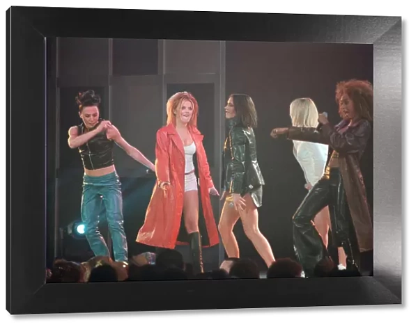Spice Girls at Alexandra Palace in London to help launch new McLaren MP4 12 Formula One