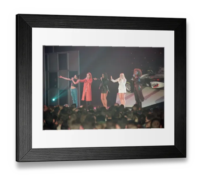 Framed Print : Spice Girls at Alexandra Palace in London to help launch new McLaren MP4 12 Formula One Framed Print : Spice Girls at Alexandra Palace in London to help launch new McLaren MP4 12 Formula One