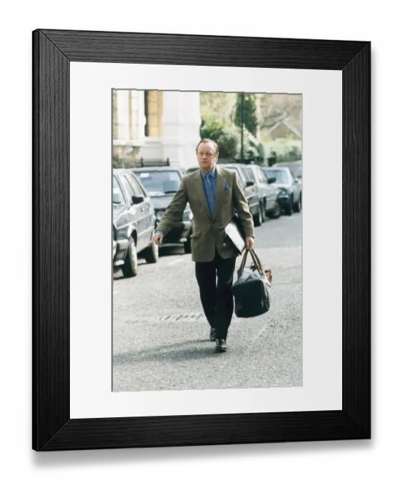 Framed Print : ANDREW PARKER BOWLES, FRIEND OF PRINCE CHARLES, 4. 4. 95