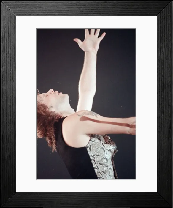 Framed Print : Jon Bon Jovi performing at Ibrox Stadium, Glasgow, Scotland during the group Bon Jovi Framed Print : Jon Bon Jovi performing at Ibrox Stadium, Glasgow, Scotland during the group Bon Jovi