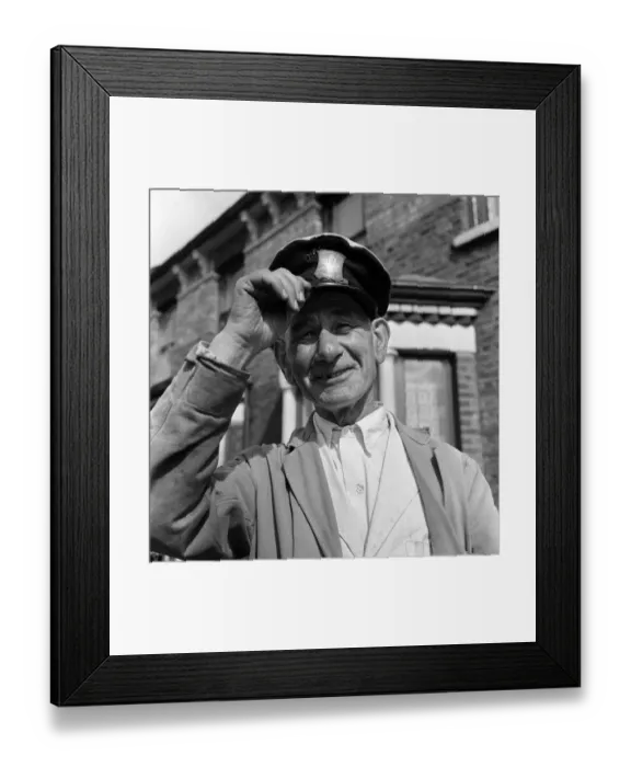 Framed Print : Milkman Norman Dennant is retiring after 50 years service with the United Dairies Framed Print : Milkman Norman Dennant is retiring after 50 years service with the United Dairies
