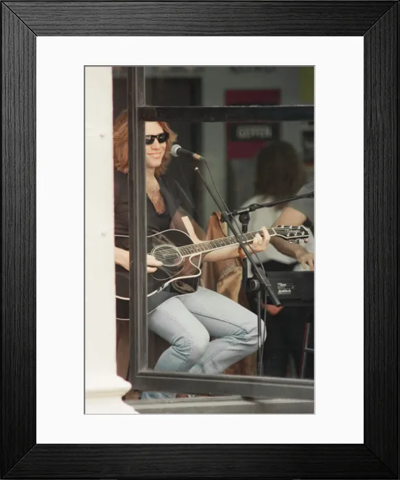 Framed Print : Bon Jovi, appearing at Tower Records, Argyle Street, Glasgow, Scotland Framed Print : Bon Jovi, appearing at Tower Records, Argyle Street, Glasgow, Scotland