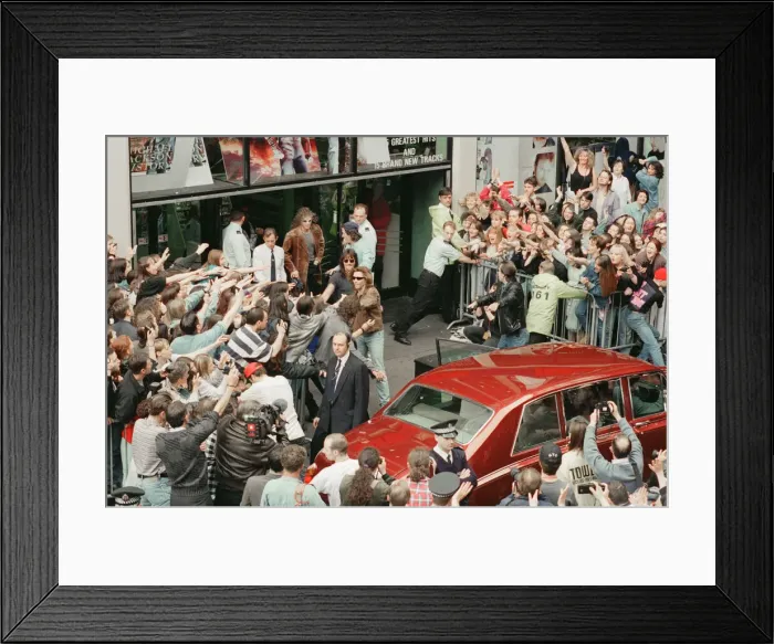 Framed Print : Bon Jovi, appearing at Tower Records, Argyle Street, Glasgow, Scotland Framed Print : Bon Jovi, appearing at Tower Records, Argyle Street, Glasgow, Scotland