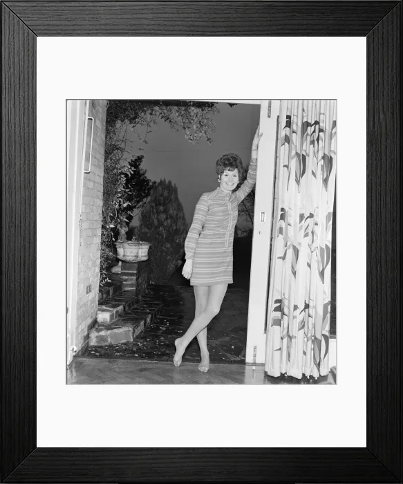 Framed Print : Angela Rippon, Journalist on Westward Television, Plymouth, Thursday 16th January 1969 Framed Print : Angela Rippon, Journalist on Westward Television, Plymouth, Thursday 16th January 1969