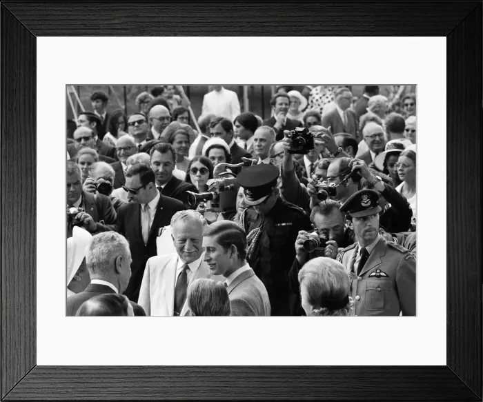 Framed Print : Charles, Prince of Wales, attends a Royal Garden Party, Rideau Hall, Ottawa, Canada Framed Print : Charles, Prince of Wales, attends a Royal Garden Party, Rideau Hall, Ottawa, Canada