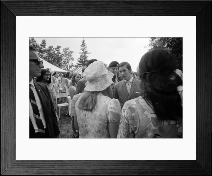 Framed Print : Charles, Prince of Wales, attends a Royal Garden Party, Rideau Hall, Ottawa, Canada Framed Print : Charles, Prince of Wales, attends a Royal Garden Party, Rideau Hall, Ottawa, Canada