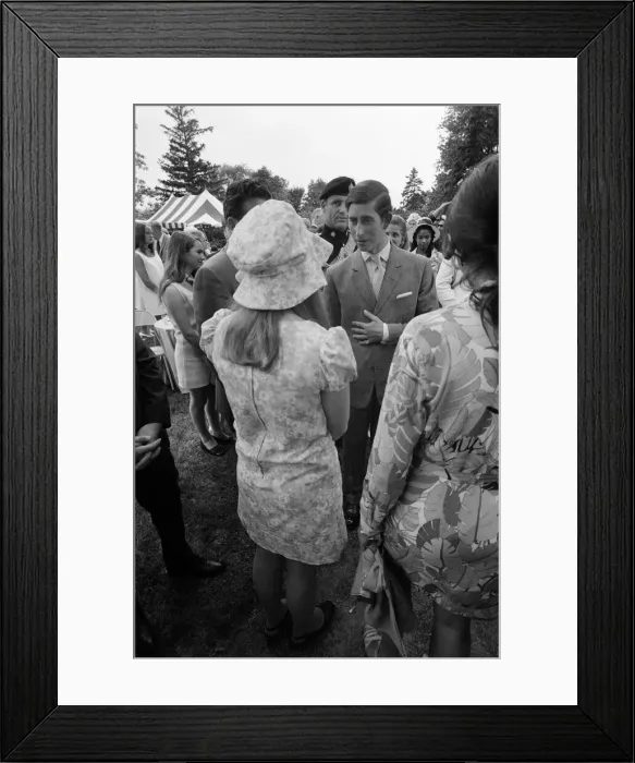 Framed Print : Charles, Prince of Wales, attends a Royal Garden Party, Rideau Hall, Ottawa, Canada