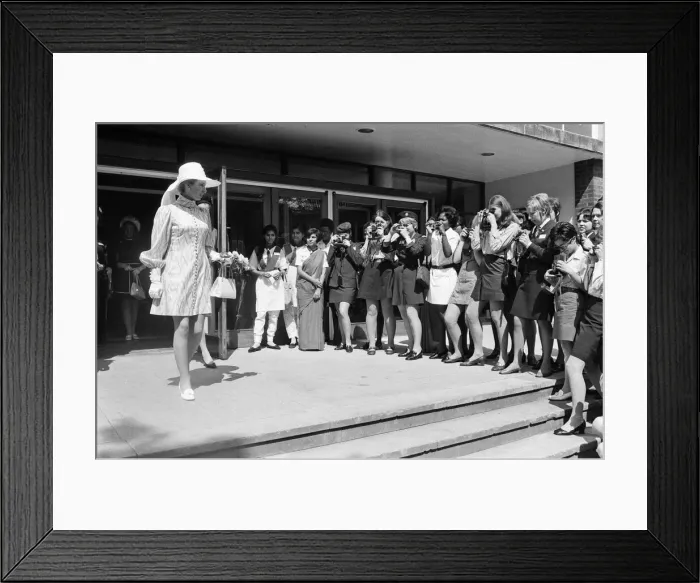 Framed Print : Princess Anne visits the Girl Guide HQ at Trefoil House, Birmingham