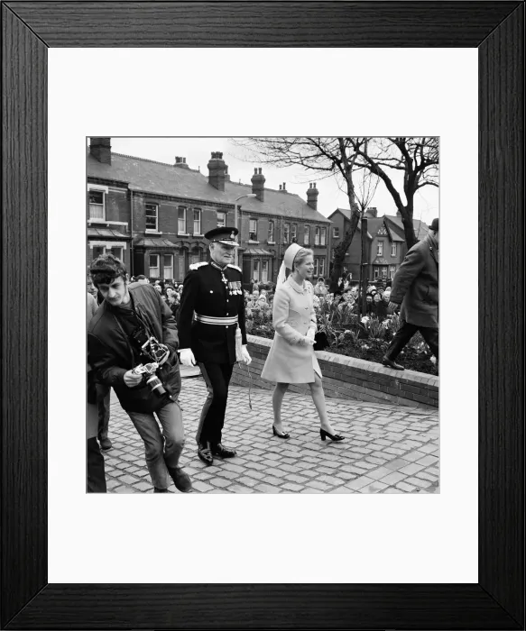Framed Print : Katharine, Duchess of Kent, opens the new Civic Centre in Castleford, West Yorkshire Framed Print : Katharine, Duchess of Kent, opens the new Civic Centre in Castleford, West Yorkshire