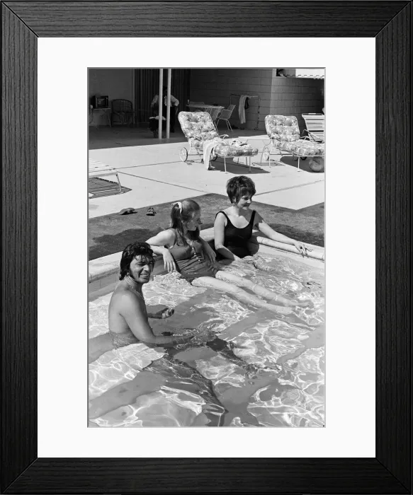 Framed Print : Pictured in Las Vegas, Nevada are Janet Lovegrove and Gillian Mason Framed Print : Pictured in Las Vegas, Nevada are Janet Lovegrove and Gillian Mason