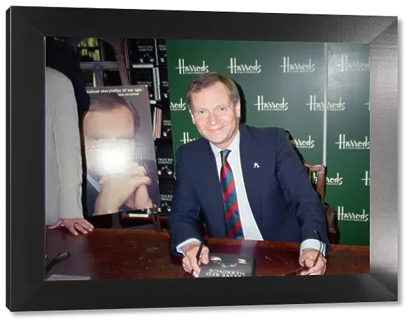 Jeffrey Archer book signing at Harrods, London. 9th July 1994