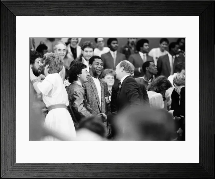 Framed Print : Labour Party rally held at the Business Design Centre during the 1987 election campaign Framed Print : Labour Party rally held at the Business Design Centre during the 1987 election campaign