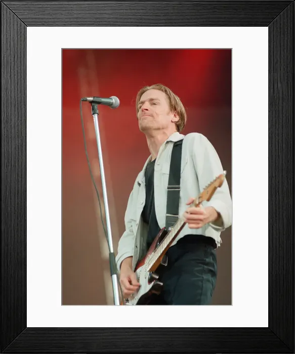 Framed Print : Bryan Adams (pictured) performing at Gateshead International Stadium, North East England