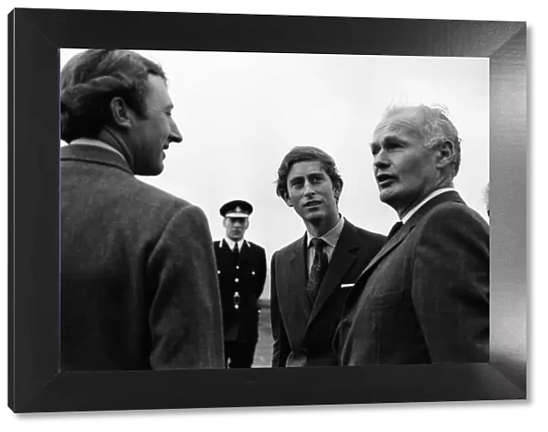 Charles, Prince of Wales visits North Wales. 12th November 1970