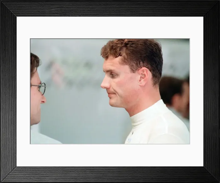 Framed Print : David Coulthard of McLaren-Mercedes, 1998 British Grand Prix Framed Print : David Coulthard of McLaren-Mercedes, 1998 British Grand Prix