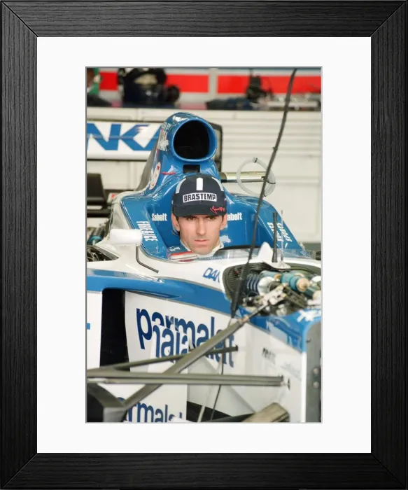 Framed Print : Damon Hill of Arrows-Yamaha, 1997 British Grand Prix, held at the Silverstone Circuit Framed Print : Damon Hill of Arrows-Yamaha, 1997 British Grand Prix, held at the Silverstone Circuit