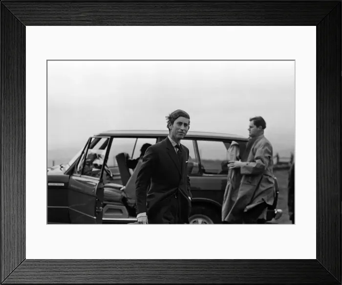 Framed Print : Charles, Prince of Wales visits North Wales. 12th November 1970 Framed Print : Charles, Prince of Wales visits North Wales. 12th November 1970
