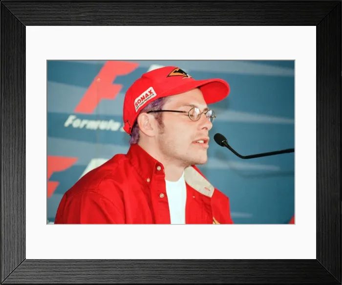 Framed Print : Jacques Villeneuve of Williams-Mecachrome, 1998 British Grand Prix Framed Print : Jacques Villeneuve of Williams-Mecachrome, 1998 British Grand Prix