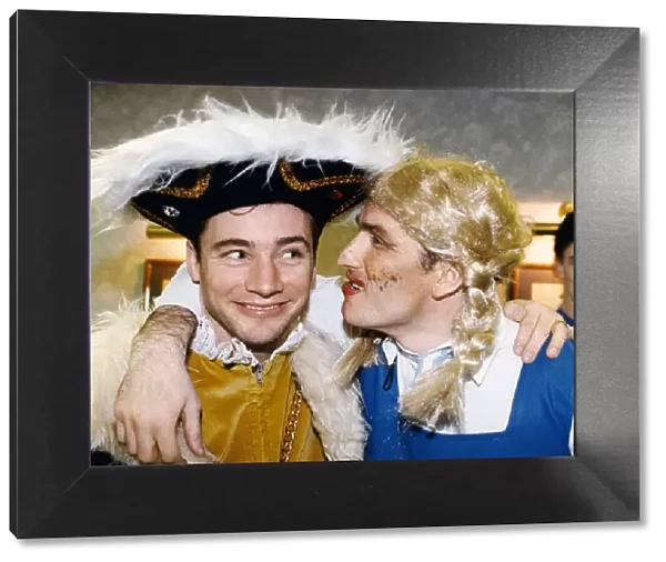 Ally McCoist and Ian Ferguson dressed up for the their Christmas party