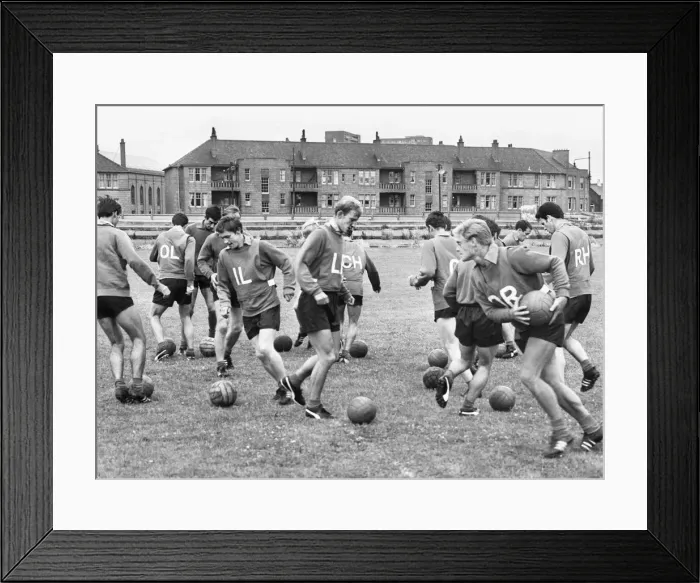 Framed Print : It looks like everyman for himself as Rangers players fling themselves into their Framed Print : It looks like everyman for himself as Rangers players fling themselves into their