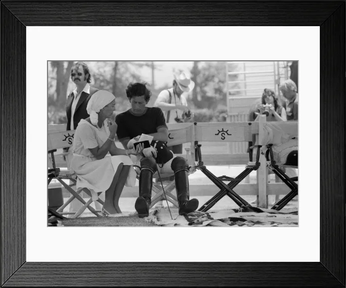 Framed Print : Prince Charles playing polo at Palm Beach, USA. April 1980 Framed Print : Prince Charles playing polo at Palm Beach, USA. April 1980