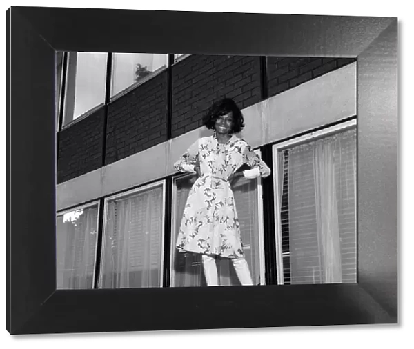 Diana Ross at EMI House, 20 Manchester Square, London. 29th June 1970