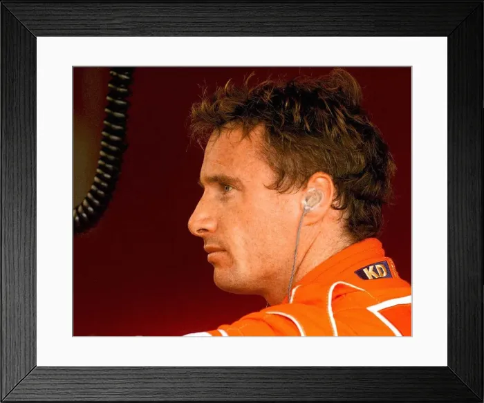 Framed Print : British Grand Prix at Silverstone Qualifying Session. EDDIE IRVINE Saturday Framed Print : British Grand Prix at Silverstone Qualifying Session. EDDIE IRVINE Saturday