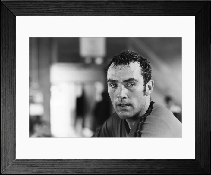 Framed Print : Middleweight Champion Alan Minter training in Jersey ahead of his World Title fight
