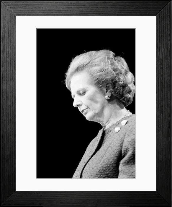 Framed Print : Conservative Party rally at Wembley during the 1987 election campaign