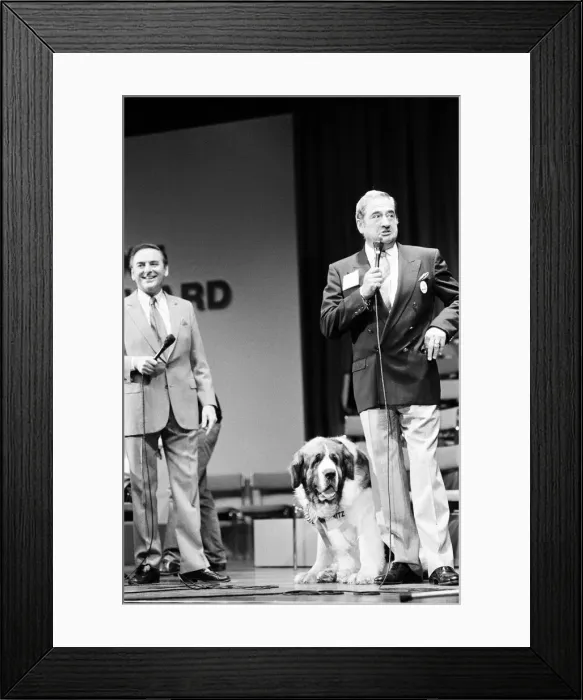 Framed Print : Conservative Party rally at Wembley during the 1987 election campaign