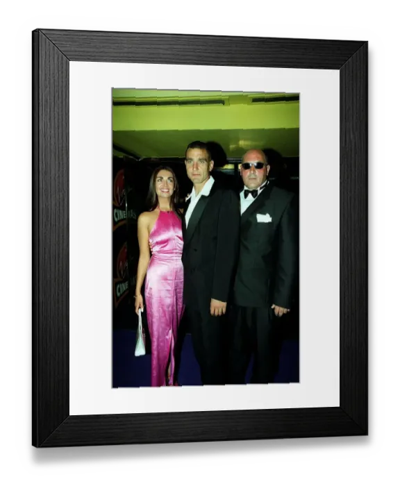 Framed Print : Vinnie Jones Football  /  Actor August 98 QPR Player Manager turned actor arriving with