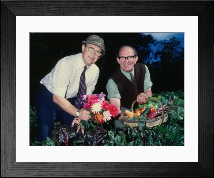 Framed Print : George Barron with Jim McColl January 1981 Framed Print : George Barron with Jim McColl January 1981