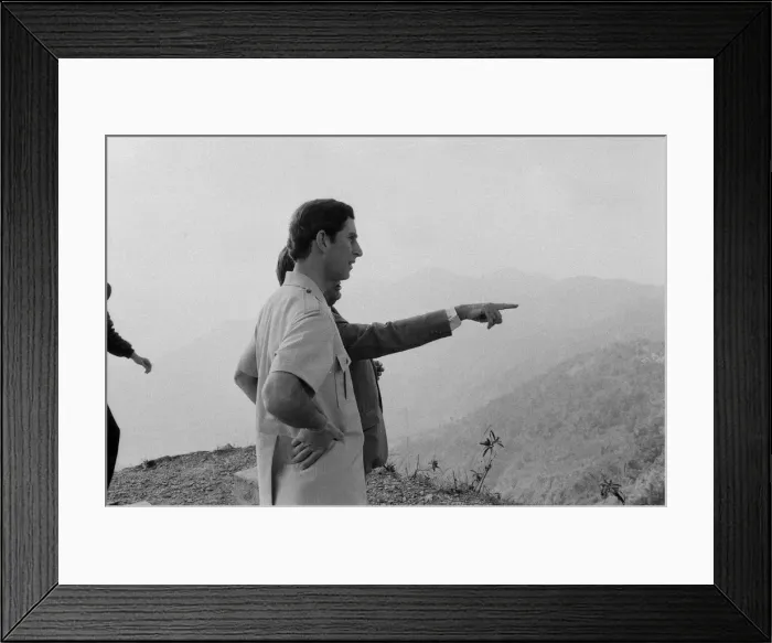 Framed Print : Prince Charles visits, Nepal. Prince Charles looking at Dharan-Dhankuta road project Framed Print : Prince Charles visits, Nepal. Prince Charles looking at Dharan-Dhankuta road project