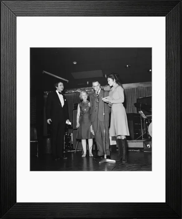 Framed Print : Miss World visits the Excel Bowl in Middlesbrough. Circa 1971 Framed Print : Miss World visits the Excel Bowl in Middlesbrough. Circa 1971