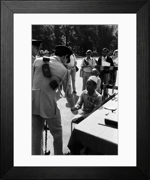Framed Print : Prince Charles visits Kathmandu, Nepal. December 1980 Framed Print : Prince Charles visits Kathmandu, Nepal. December 1980