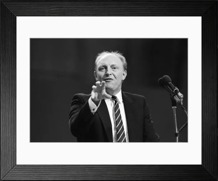 Framed Print : The 1986 Trades Union Congress held in Brighton. Labour Leader Neil Kinnock Framed Print : The 1986 Trades Union Congress held in Brighton. Labour Leader Neil Kinnock