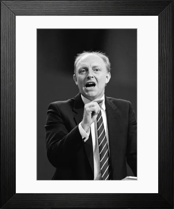 Framed Print : The 1986 Trades Union Congress held in Brighton. Labour Leader Neil Kinnock Framed Print : The 1986 Trades Union Congress held in Brighton. Labour Leader Neil Kinnock