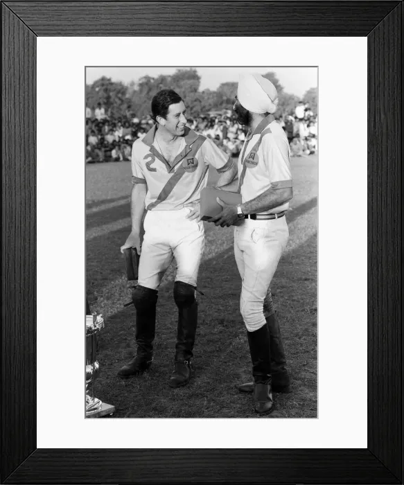 Framed Print : Prince Charles, the Prince of Wales, visiting Bombay, India Framed Print : Prince Charles, the Prince of Wales, visiting Bombay, India