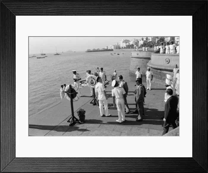 Framed Print : Prince Charles, the Prince of Wales, visiting Bombay, India. 1st December 1980