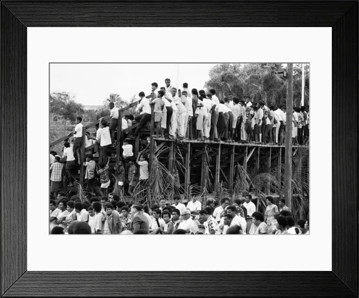 Framed Print : Charles, Prince of Wales, visits Suva in Fiji for Independence celebrations