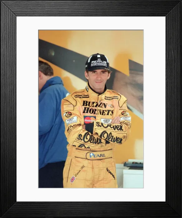 Framed Print : Damon Hill of Jordan-Mugen-Honda, 1998 British Grand Prix Framed Print : Damon Hill of Jordan-Mugen-Honda, 1998 British Grand Prix