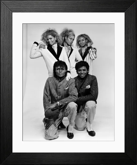Framed Print : Pop group Five Star. December 1984 Framed Print : Pop group Five Star. December 1984