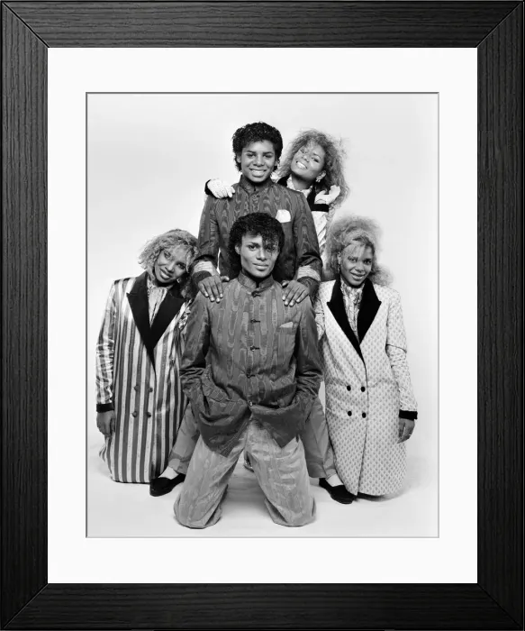 Framed Print : Pop group Five Star. December 1984 Framed Print : Pop group Five Star. December 1984