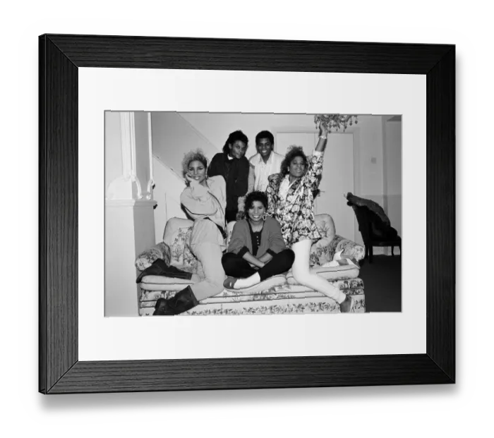 Framed Print : Pop group Five Star, which is made up of the Pearson family from Romford, Essex Framed Print : Pop group Five Star, which is made up of the Pearson family from Romford, Essex